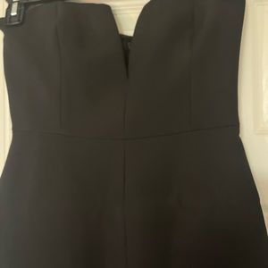 Black BCBG MaxAzria sleeveless with front slit
